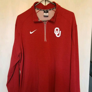 The University of Oklahoma Nike Pullover SZ XL